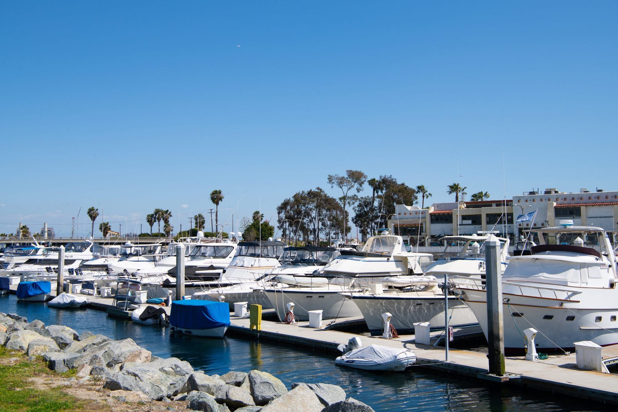 Photo of marina in California illustrates blog: "Is Boat Insurance Required in California?"