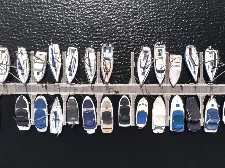boats-fp Boats in marina illustrate blog "Do You Need Boat Insurance When Your Boat is in Storage?"