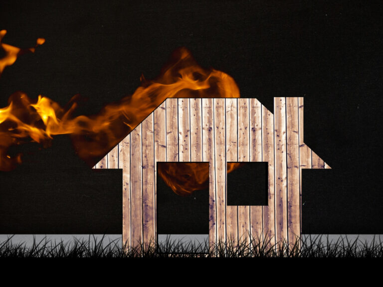 home in California with wildfire risk impacting insurance rates