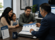 fornia family reviewing how to bundle insurance policies with an agent